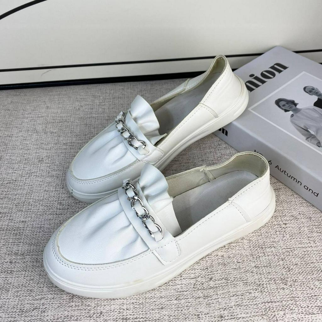 AGI21011 sepatu putih wanita murah sepatu sneakers wanita import sepatu slip on wanita cod jakarta