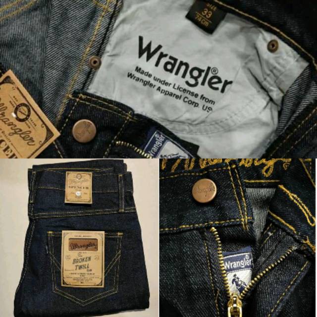 celana jeans wrangler standar / jean wrangler slim fit