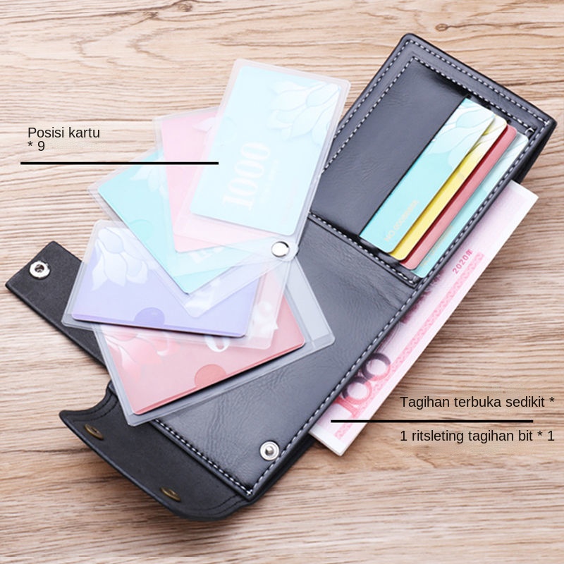 Dompet Kulit Petak Pria Kado Keren Elegan Wallet Murah ImportDompet Kulit | Dompet Pria