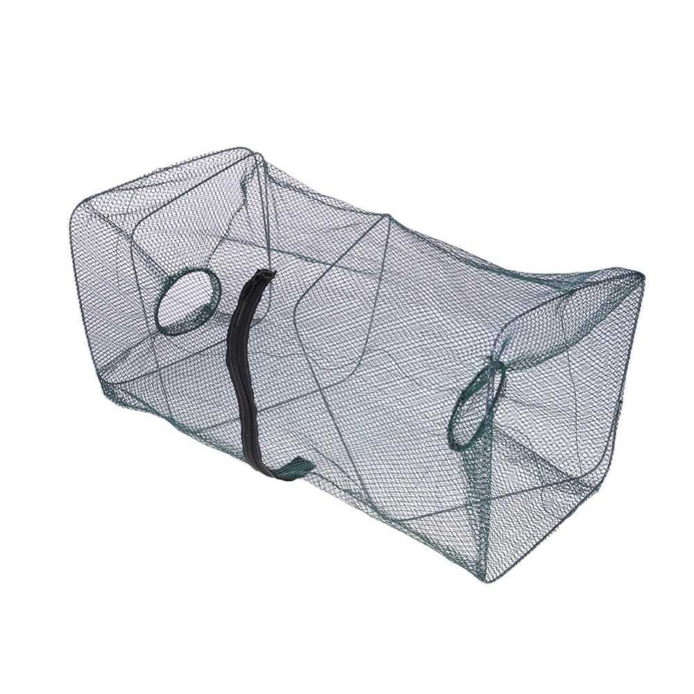 SANGEMAMA Jaring Pancing Ikan Udang Fishing Net Cage Foldable SCZ6194 [No Color] [47 x 22 x 22 cm]