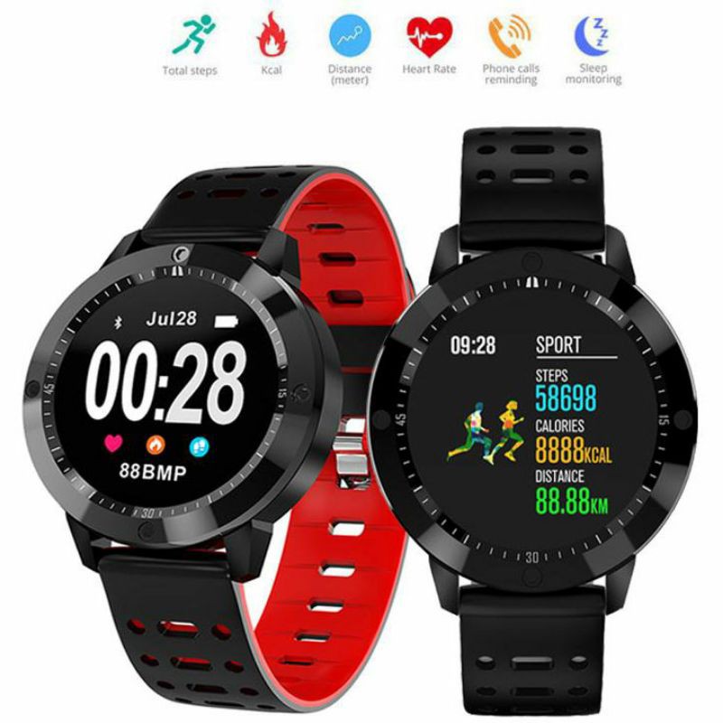 SENBONO Smartwatch Sporty Fitness Tracker Heartrate Monitor