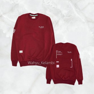 Jaket Sweater Crewneck BRDPRSNT – Red Edition Trendy Casual Unisex Good Brand Quality Stylish