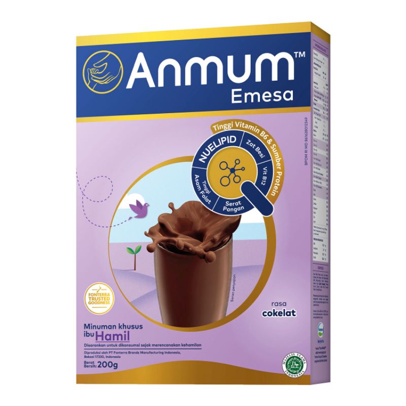 Jual Anmum Emesa Chocolate 200gr Susu Ibu Hamil Bantu Kurangi Rasa