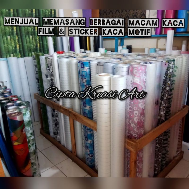 Motif sticker kaca  murah stiker kaca  film  Terlaris kaca  