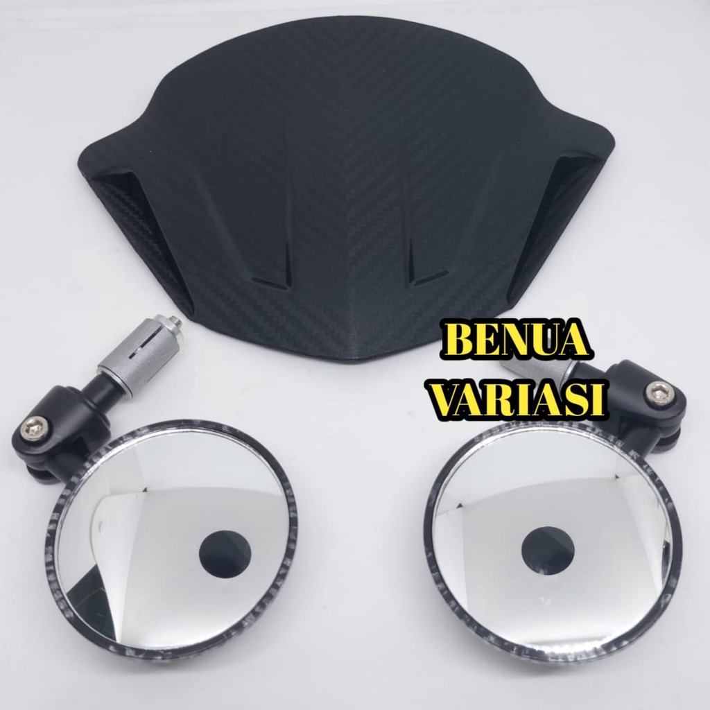 (PAKET NEW BEAT KARBU) PAKETAN TERBARU UNTUK MOTOR BEAT KARBU/BEAT LAMA VISOR BEAT CARBU KARBON+ SPI