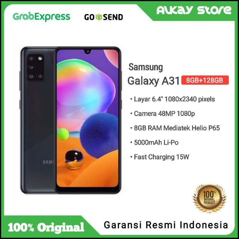 samsung galaxy a31 8gb 128gb