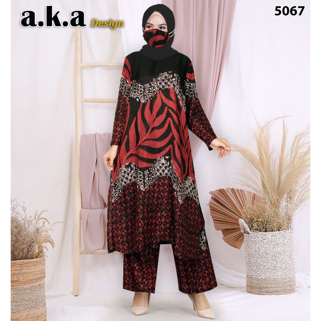 Stelan celana abaya AUD viscose/semi sutra batik tulis/lukis allsize