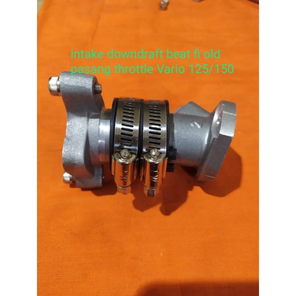intake downdraft beat fi old pasang throttle body vario 125/150