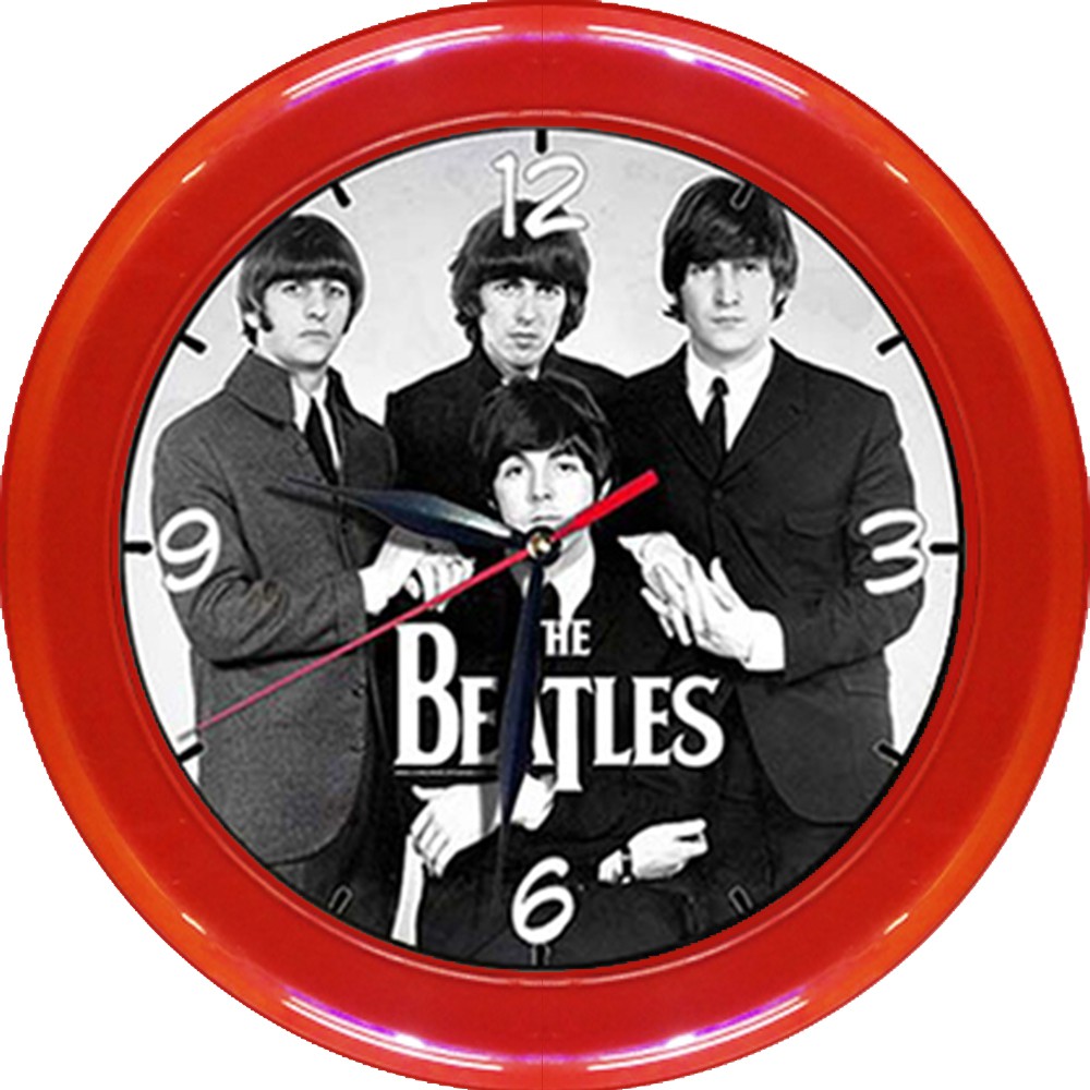 JAM DINDING THE BEATLES 3   (DIAMETER 30CM)