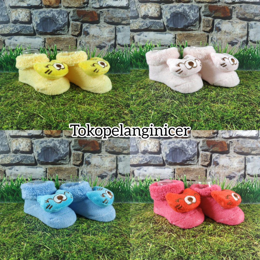 Kaos Kaki Finii Karakter Bayi 3D Premium - Aksesoris Kaus Kaki BAby New born Lembut