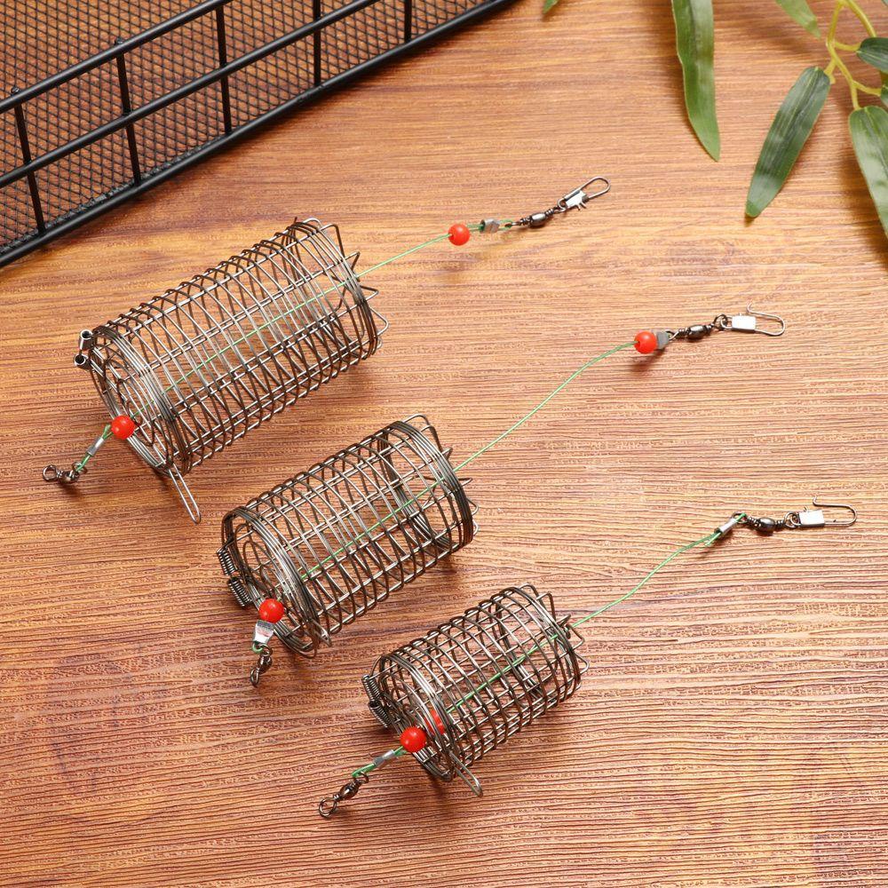 Quinton Memancing Umpan Kandang 1 Pc Aquarium Udang Menangkap Pemegang Ikan Mengambang Makanan Aksesoris Memancing Feeder Holder Fishing Lure Cage