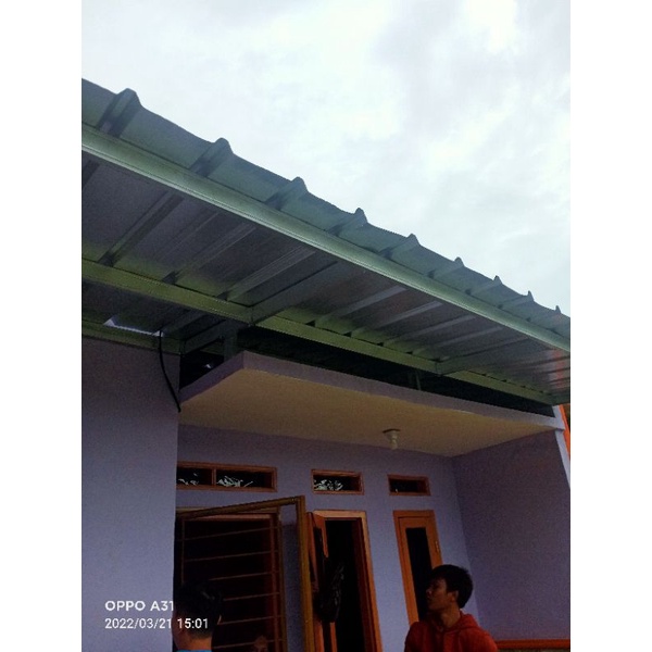 kanopi baja ringan atap spandek