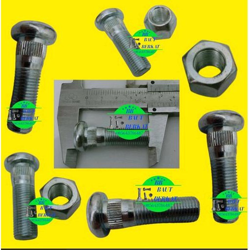 baut roda APV standar mobil suzuki APV baut mur roda APV baut roda suzuki APV pendek 4.5cm