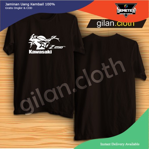 BAJU KAOS PAKAIAN OTOMOTIF MOTOR KAWASAKI Z250 Z 250