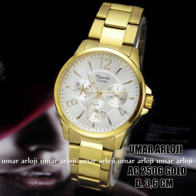 Jam Wanita Alexandre Christie Ac 2506 Original Garansi