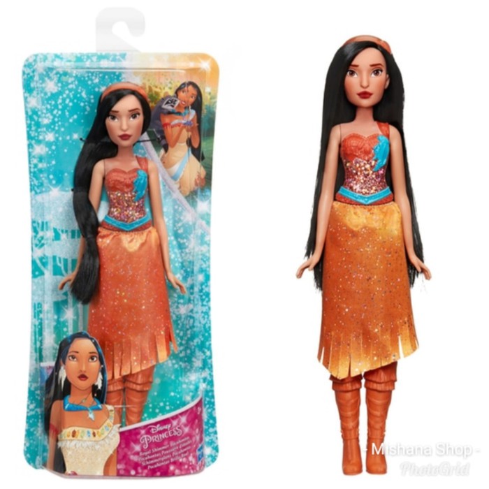 disney princess royal shimmer pocahontas doll