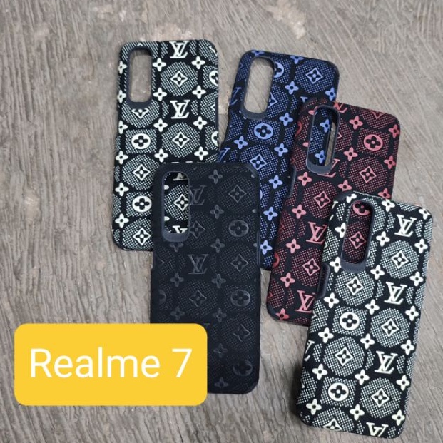 Silikon Case Realme 7 Motif Lv Timbul Softcase Premium