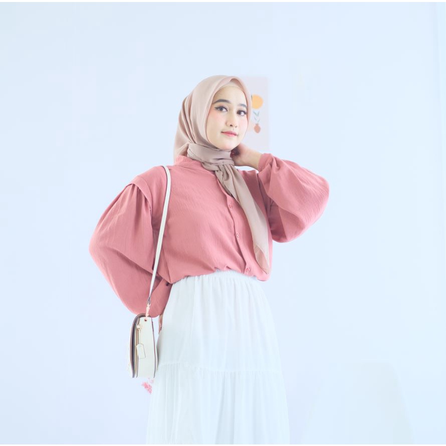 (AMD) KEMEJA TASYANA AIRFLOW CRINCLE BLOUSE WANITA