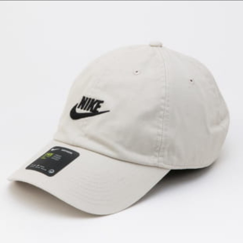 Nike Sportswear Heritage86 Futura Washed 913011-072 Light Bone Topi Original