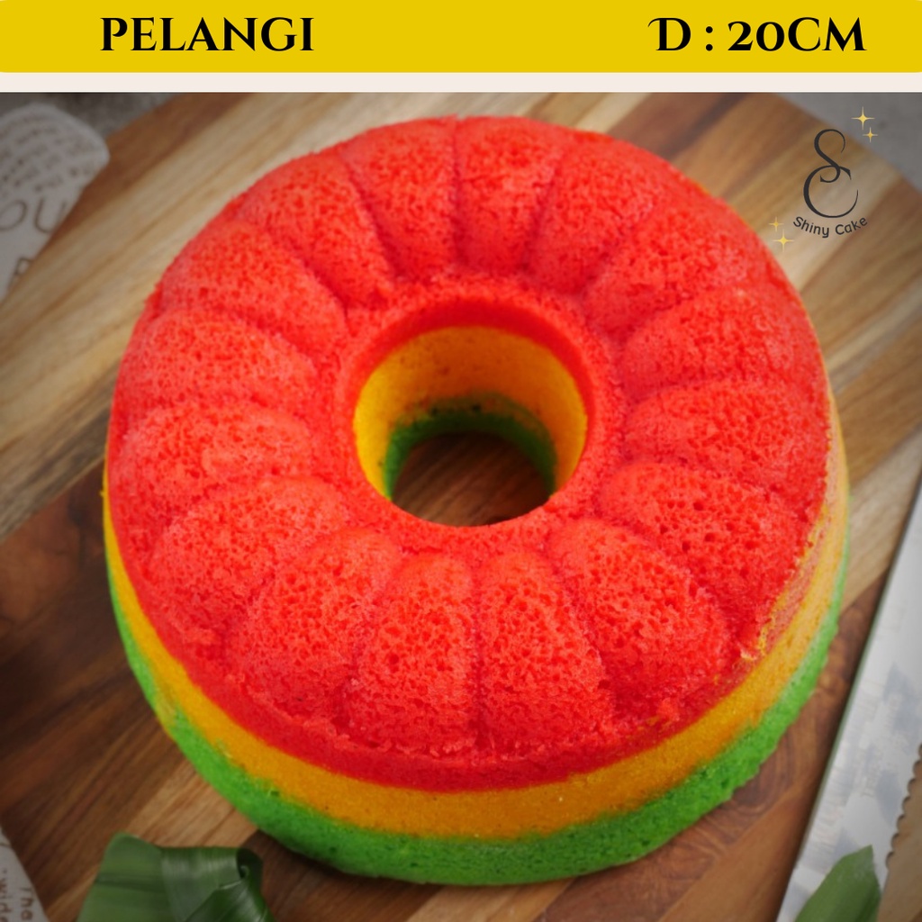 

Kue Bolu Kukus Pelangi / Cake Rainbow / Bolu Kukus