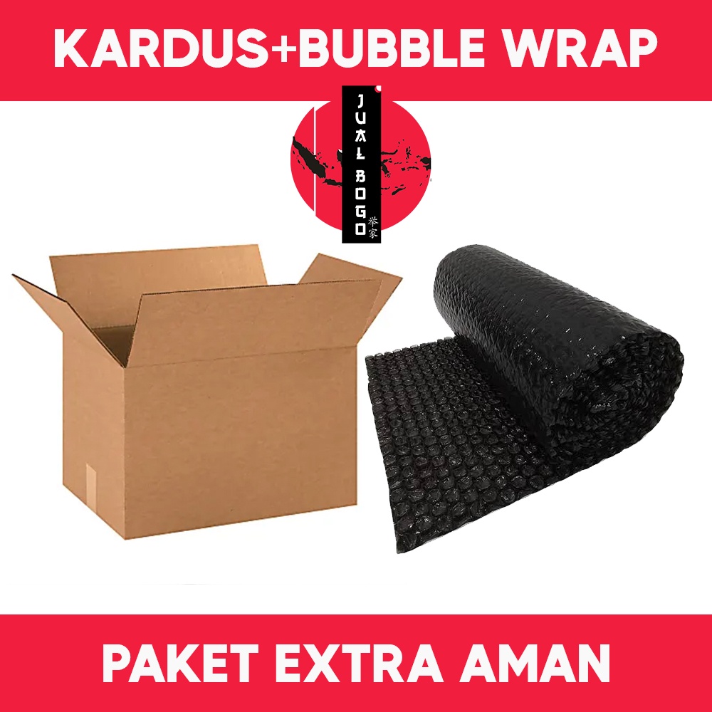 

Kardus & Bubble Wrap Tambahan Paket Ekstra Aman
