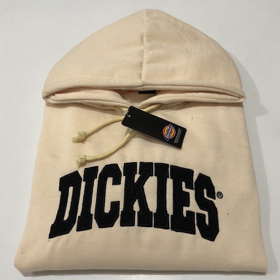 JAKET SWEATER HOODIE DICKIES ARCH LOGO KREM PREMIUM AUTHENTIC TERLARIS TERMURAH