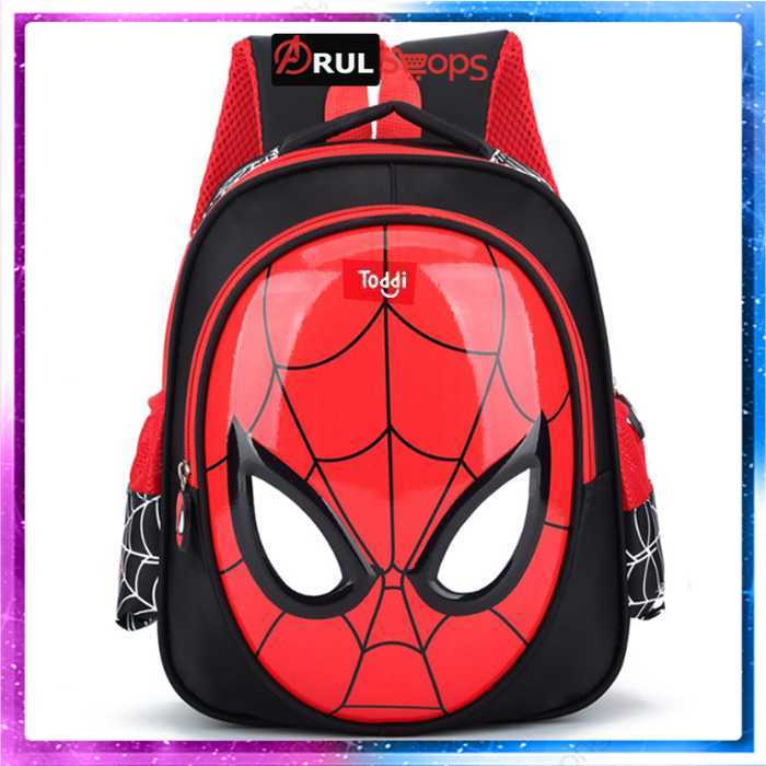 ARS - Toddi Tas Ransel Sekolah Anak Backpack Model Spiderman - 1801