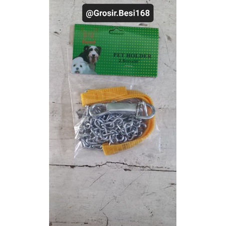 Rantai anjing 2,5mm x 56&quot; merk Good