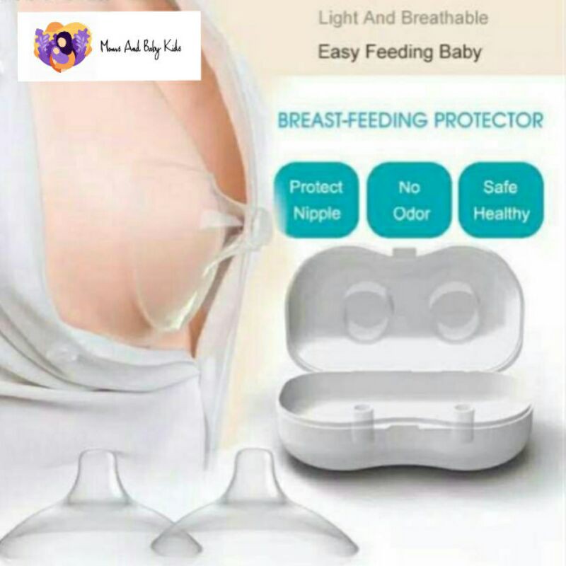 Nipple Shield pelindung Ibu menyusui untuk puting tenggelam atau puting luka
