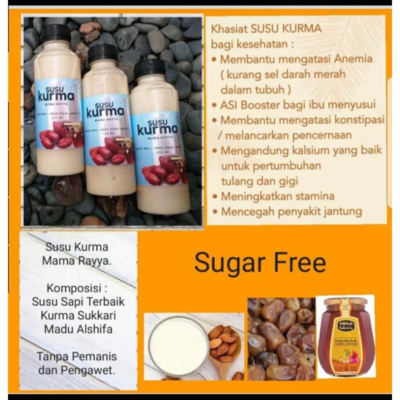 

Susu Kurma Asli Kurma Sukari Tanpa Bahan Pengawet & Pemanis buatan