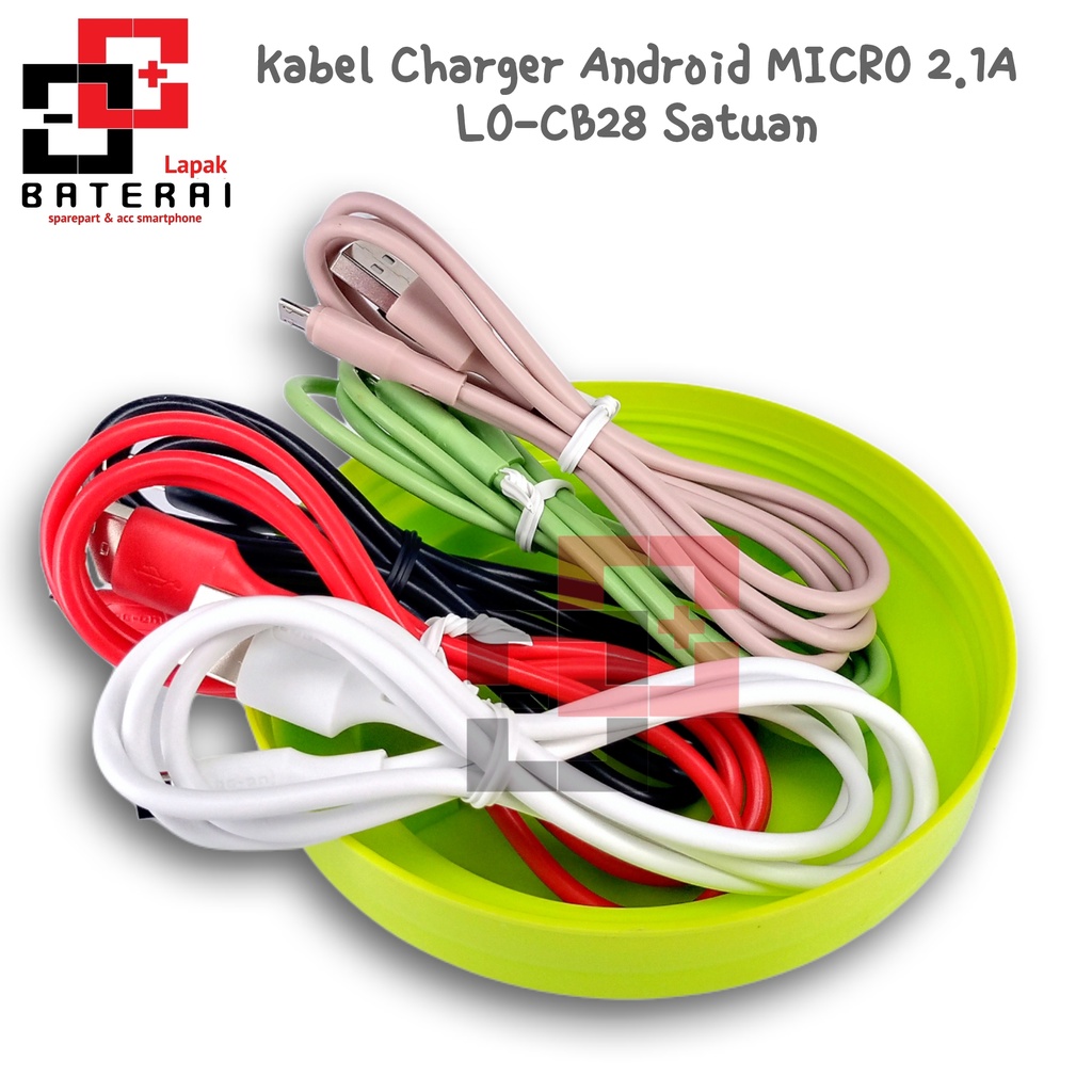 Log On - CB78 Micro Kabel Data 3A Fast Charghing / Quick Charger 4.0 - 1 tahun Garansi