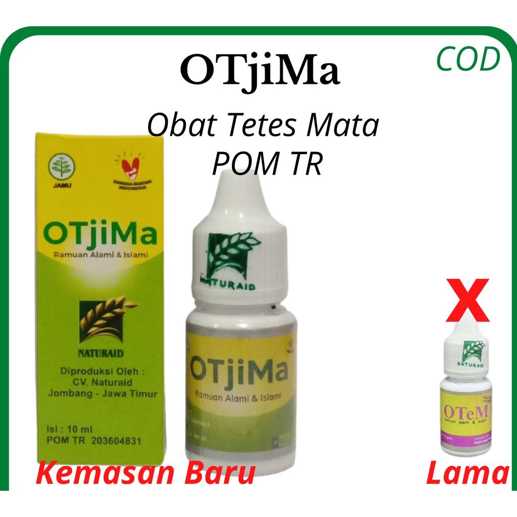 OTEM NATURAID ASLI / OTJIMA KEMASAN BARU | TETES MATA OTEM | OBAT MATA MINUS PLUS KATARAK ORIGINAL