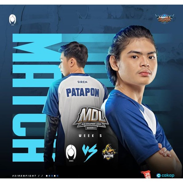 Baju Kaos Jersey Gaming SIREN ESPORT ML,PUBG,FF Free Nickname