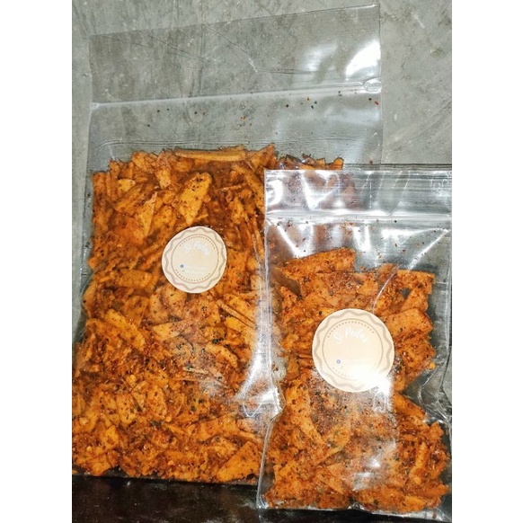 

Basreng pedas daun jeruk 1/2kg