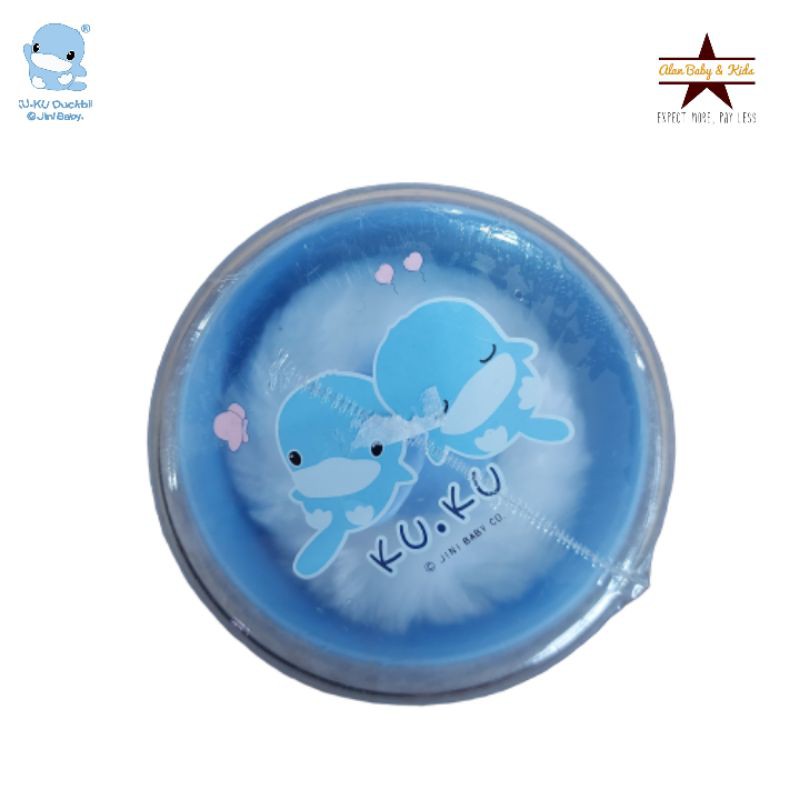 Kuku Duckbill KU5316 Powder Puff &amp; Case Tempat Bedak Bayi