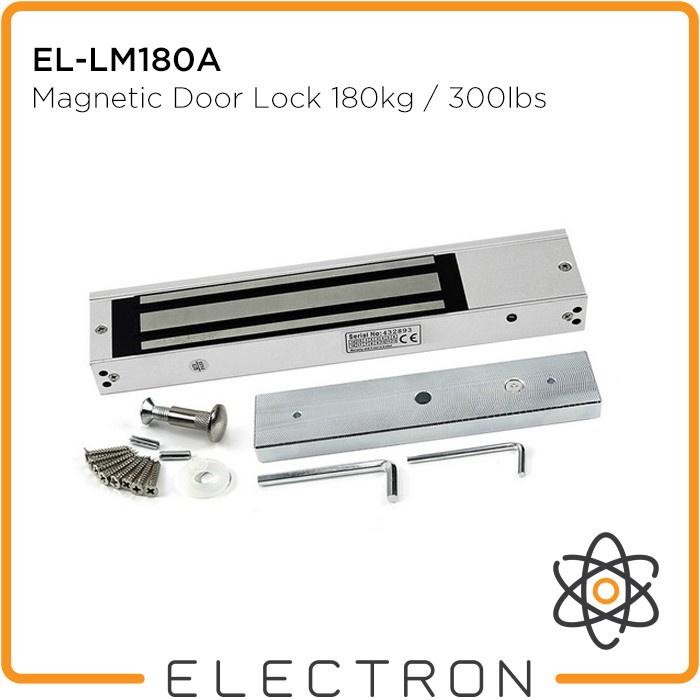 Magnetic Electric Door Lock Pintu Access Control 180 kg 180kg Akses kontrol