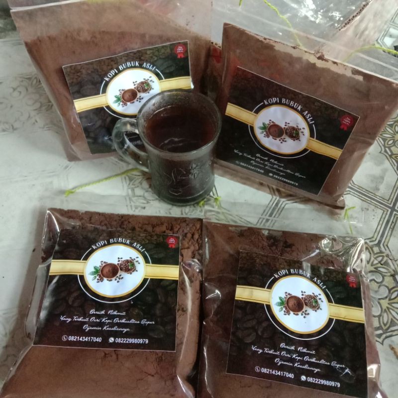 

kopi murni robusta 100%