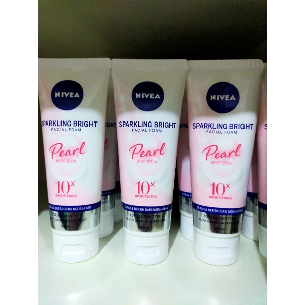 Jual Nivea Sparkling Bright Pearl Nivea Sparkling White Facial Foam Ml Indonesia Shopee