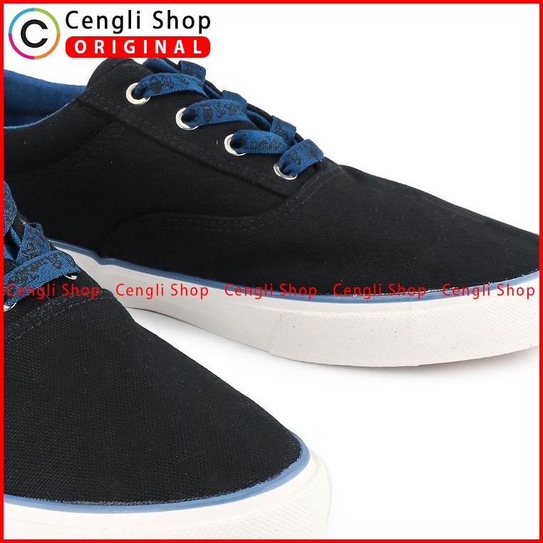 SEPATU SNEAKER PRIA HUSH PUPPIES ORIGINAL CASUAL KETS ASLI HITAM HM014