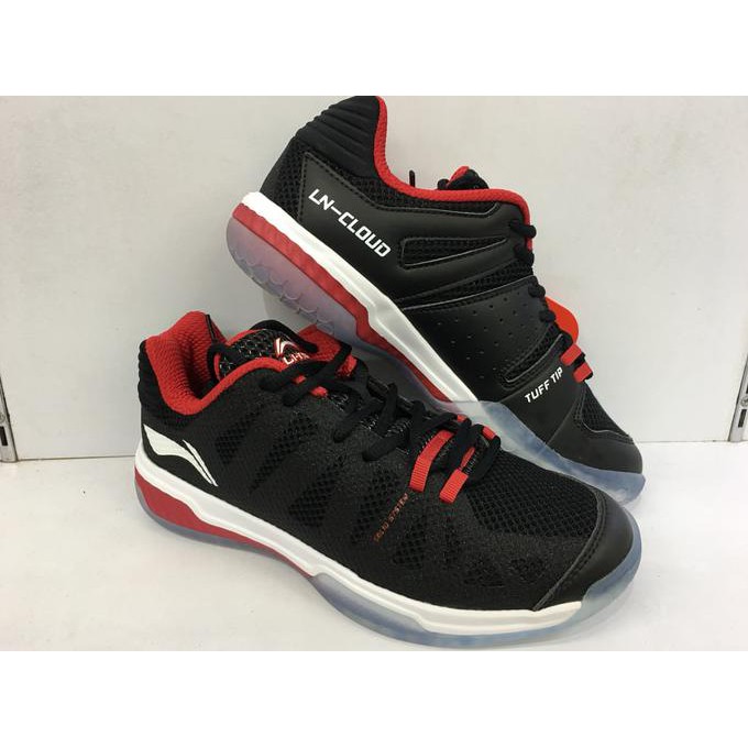 Sepatu Badminton Lining Cloud Aytn 063 Black Red