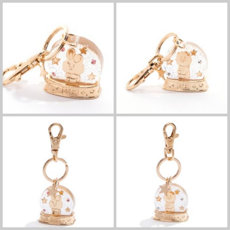 OFFICIAL BT21 JAPAN TATTON GLITTER KEYRING