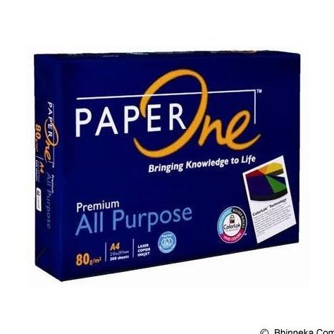 

SALE Kertas HVS A4 80 gram paper one (isi 5 rim)