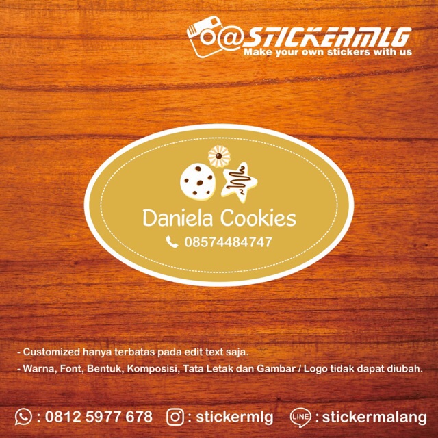 Jual Sticker Label Produk 042 Shopee Indonesia