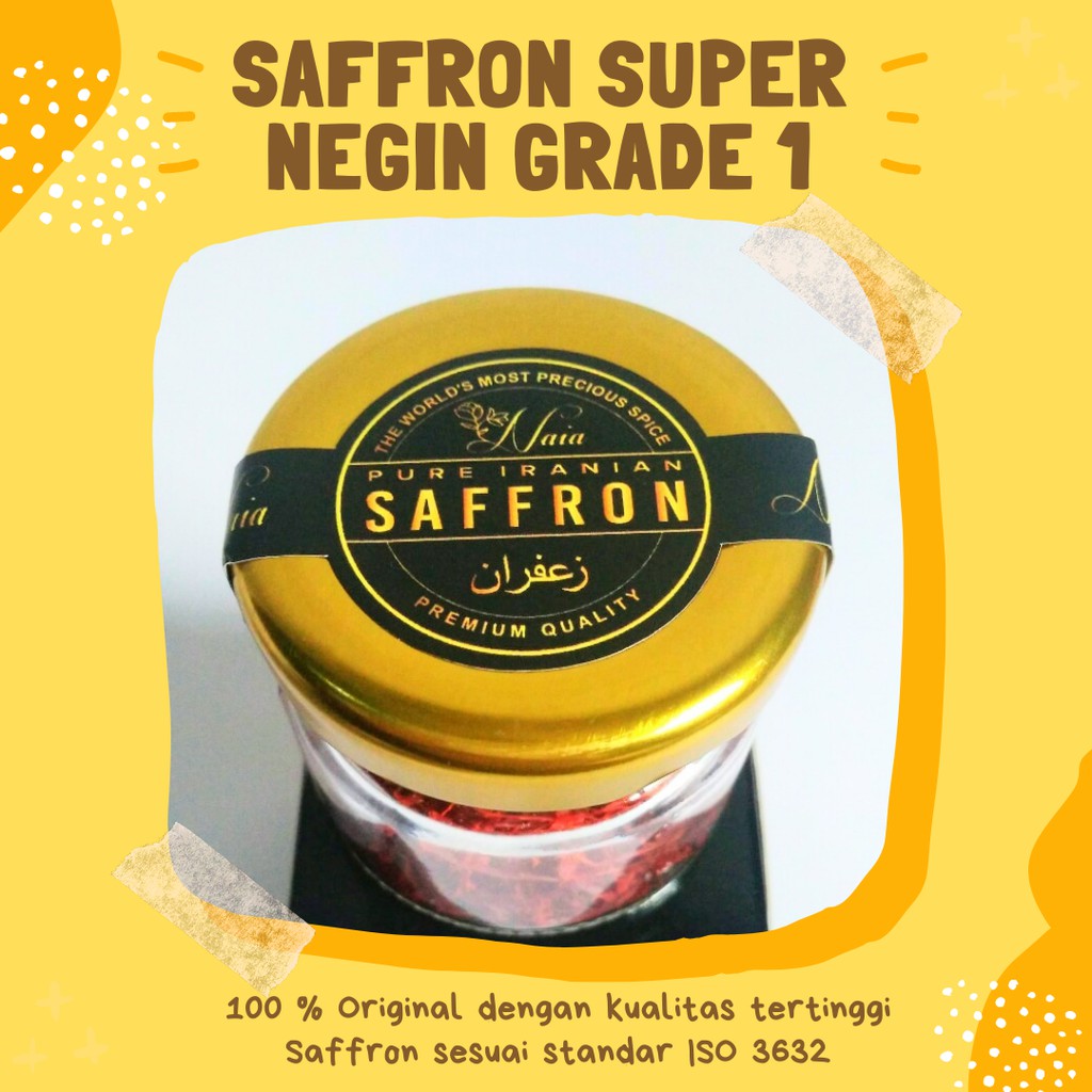 

Saffron Super Negin Grade 1 Original 100%