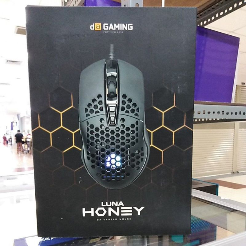 da GAMING Luna Honey Mouse - black