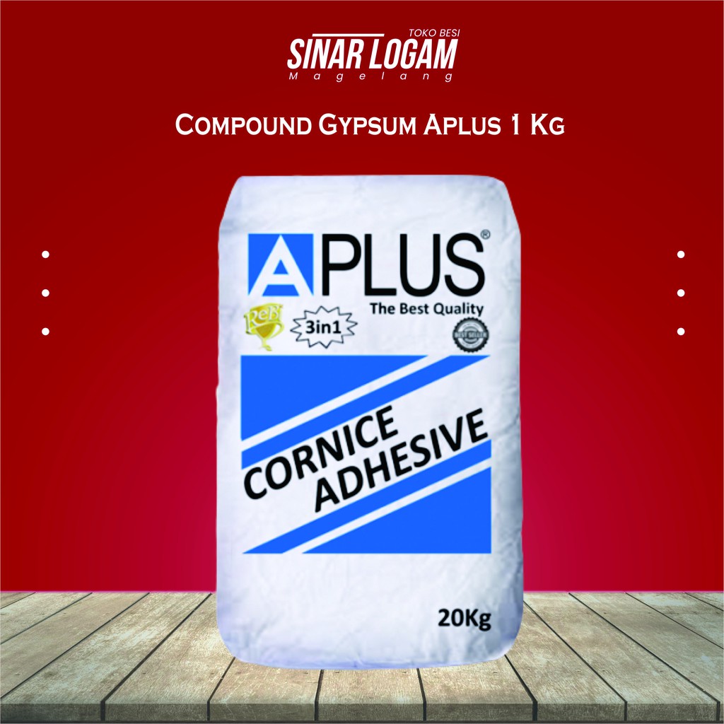 COMPOUND GYPSUM APLUS 1 KG KOMPON GIPSUM APLUS
