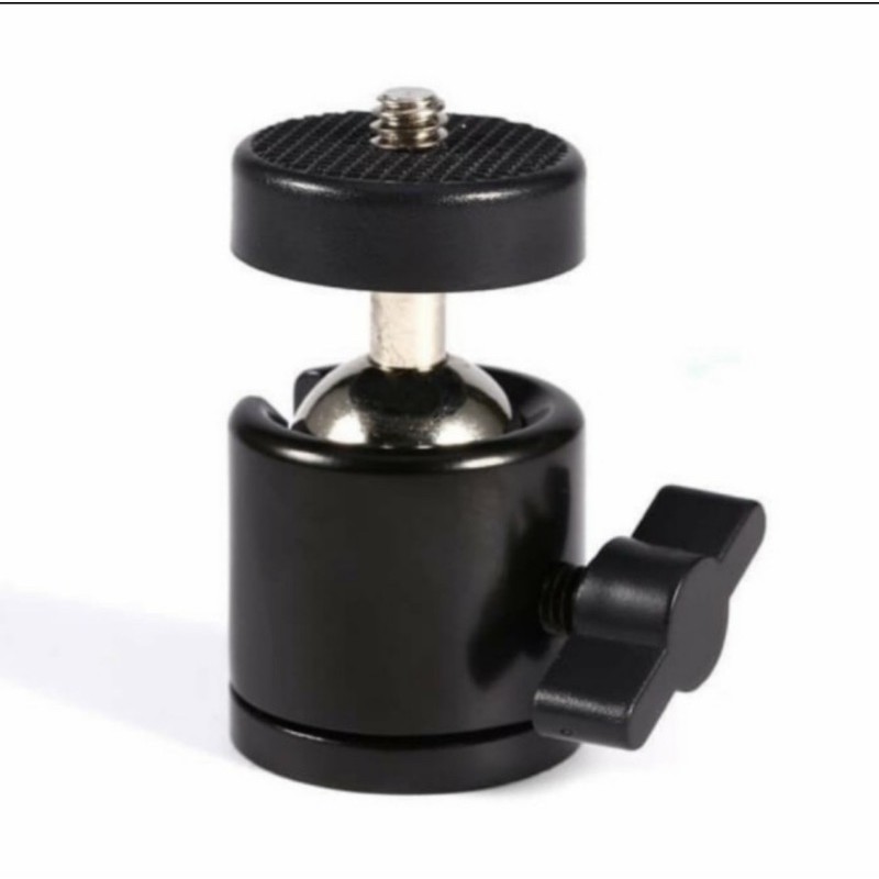 Mini Ball Head Tripod Kamera DSLR 360 Swivel 1/4