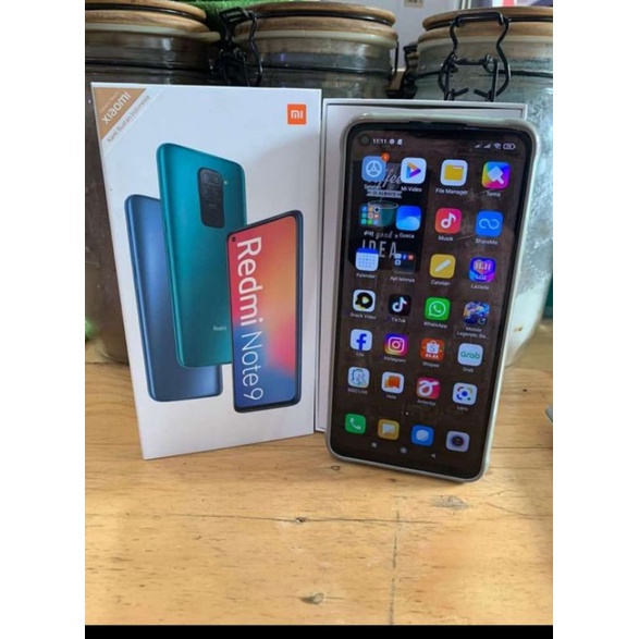 xiomi redmi note 9 second new ram 6 rom 128 baru di pakai seminggu