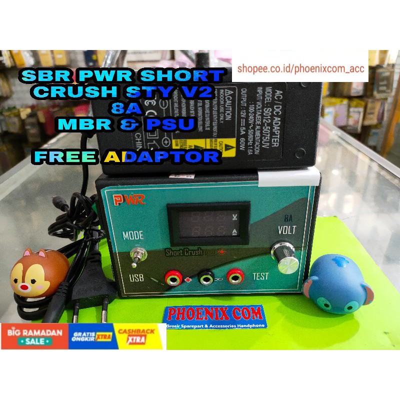 SBR PWR SHORT CRUSH 8A STY FREE ADAPTOR MBR SHORT CRUSH 8A MBR SHORT KILLER 8A
