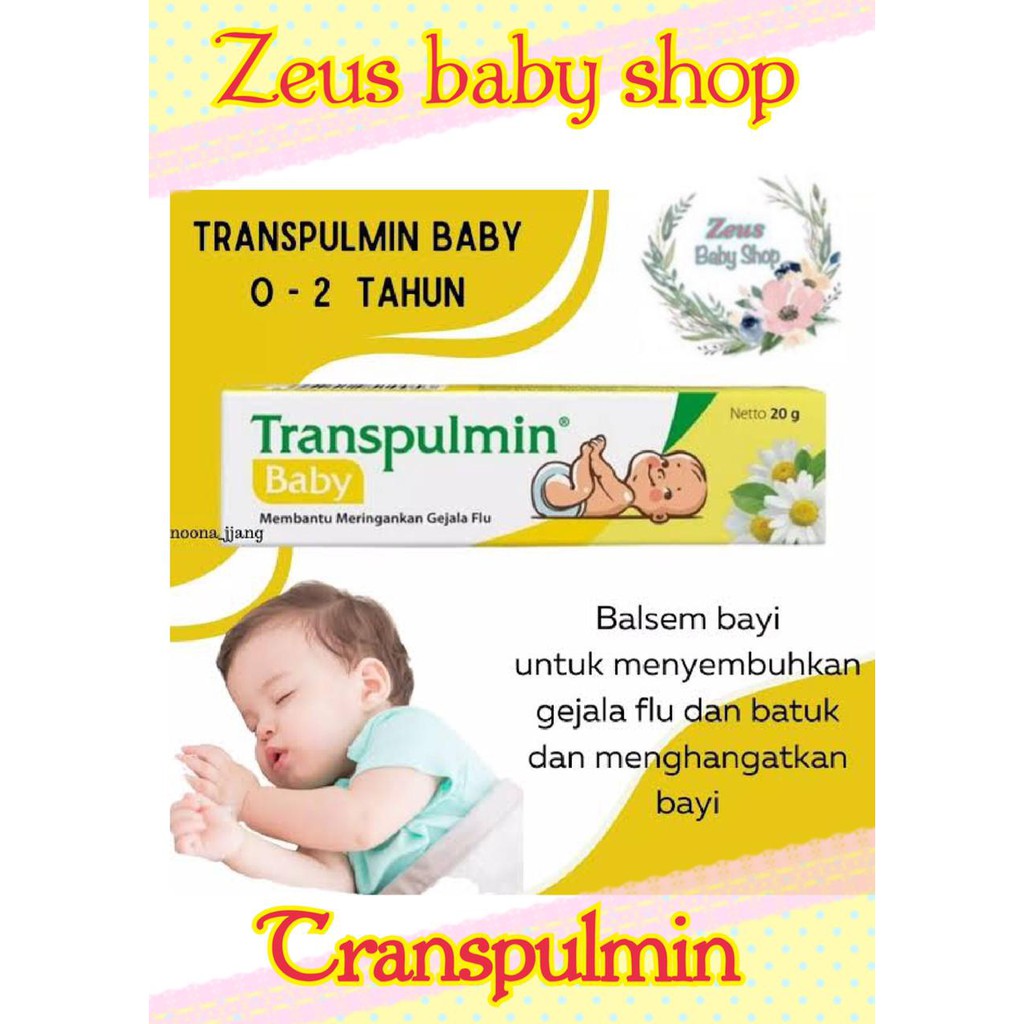 TRANSPULMIN BB BABY / KIDS Balsam Bayi Anak 20 Gr / 10 Gr (meringankan hidung tersumbat karena flu)